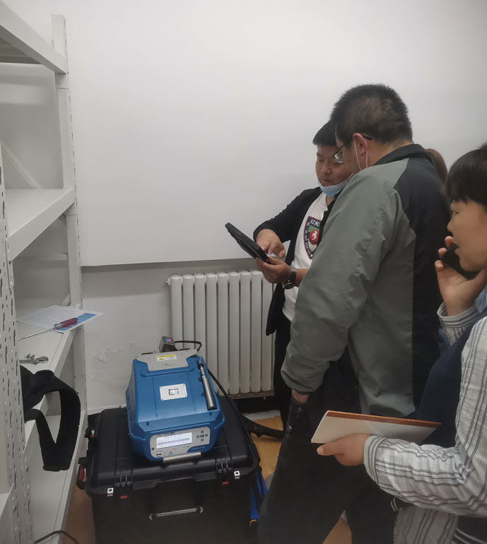 固原市生態(tài)環(huán)境監(jiān)測站PF-300驗收培訓(xùn)