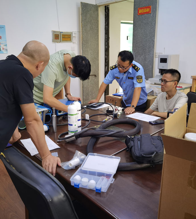 杭州建德環(huán)境監(jiān)測站PF-300交貨培訓