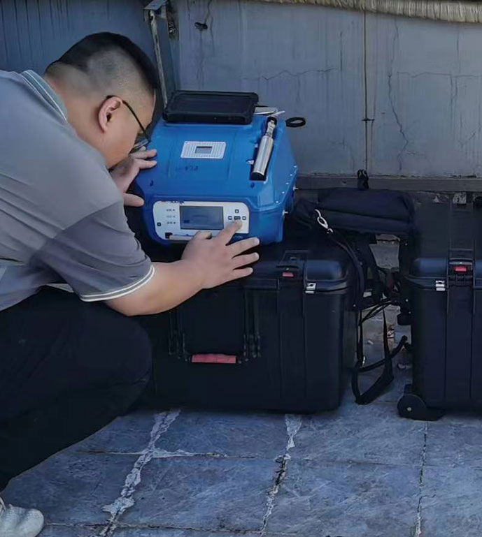 贛州某電業(yè)公司非甲烷總烴濃度現(xiàn)場測試